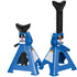 ATD Tools ATD-7443A 3-Ton Double Lock Ratchet Style Jack Stands, pair on white background