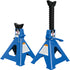 ATD Tools ATD-7446A 6-Ton Double Lock Ratchet Style Jack Stands, pair of blue steel stands