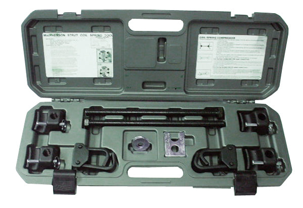 ATD Tools ATD-7550 Master Spring Compressor Set with MacPherson strut tool and coil spring compressor in heavy-duty molded case