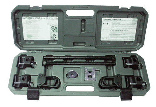 ATD Tools ATD-7550 Master Spring Compressor Set with MacPherson strut tool and coil spring compressor in heavy-duty molded case