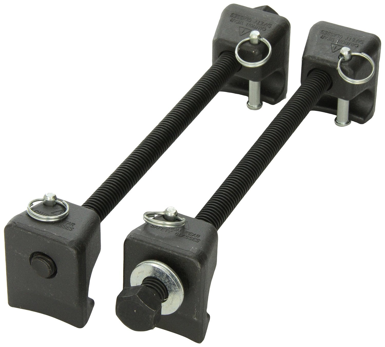 ATD Tools 7585 Master MacPherson Strut Tool - pair of forged spring compressors with ACME threaded rods and built-in detent pins
