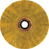 ATD Tools 8244 3-Inch Heavy-Duty Crimped Encapsulated Wire Wheel - Front View showing elastomer body and 1/2-inch arbor