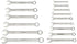 ATD Tools 1115 15-Piece Metric Raised Panel Wrench Set - MPR Tools & Equipment