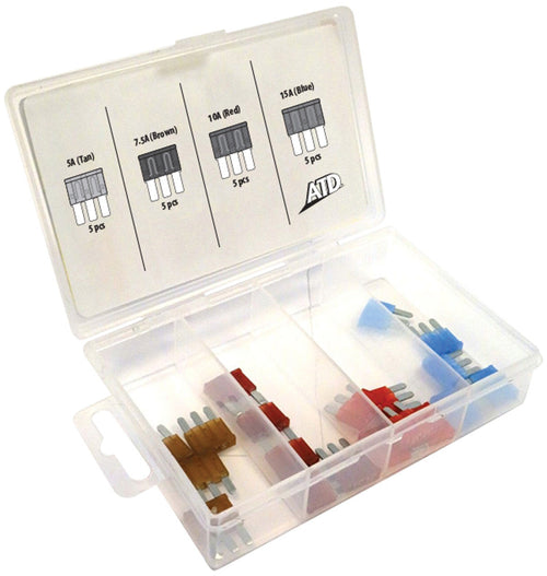 ATD Tools 335 20PC MICRO 3 FUSE ASST - MPR Tools & Equipment