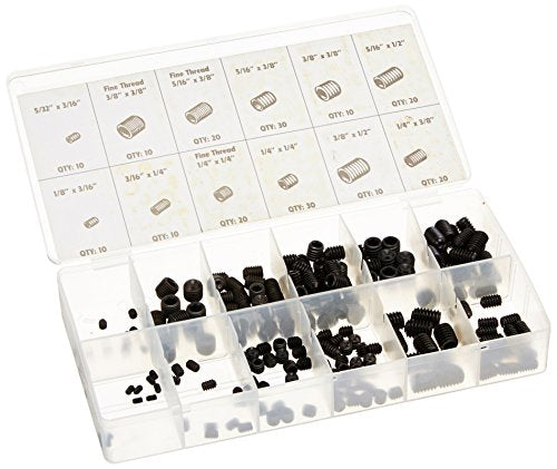 ATD Tools 381 200-Piece Socket Set Screw Assortment - MPR Tools & Equipment