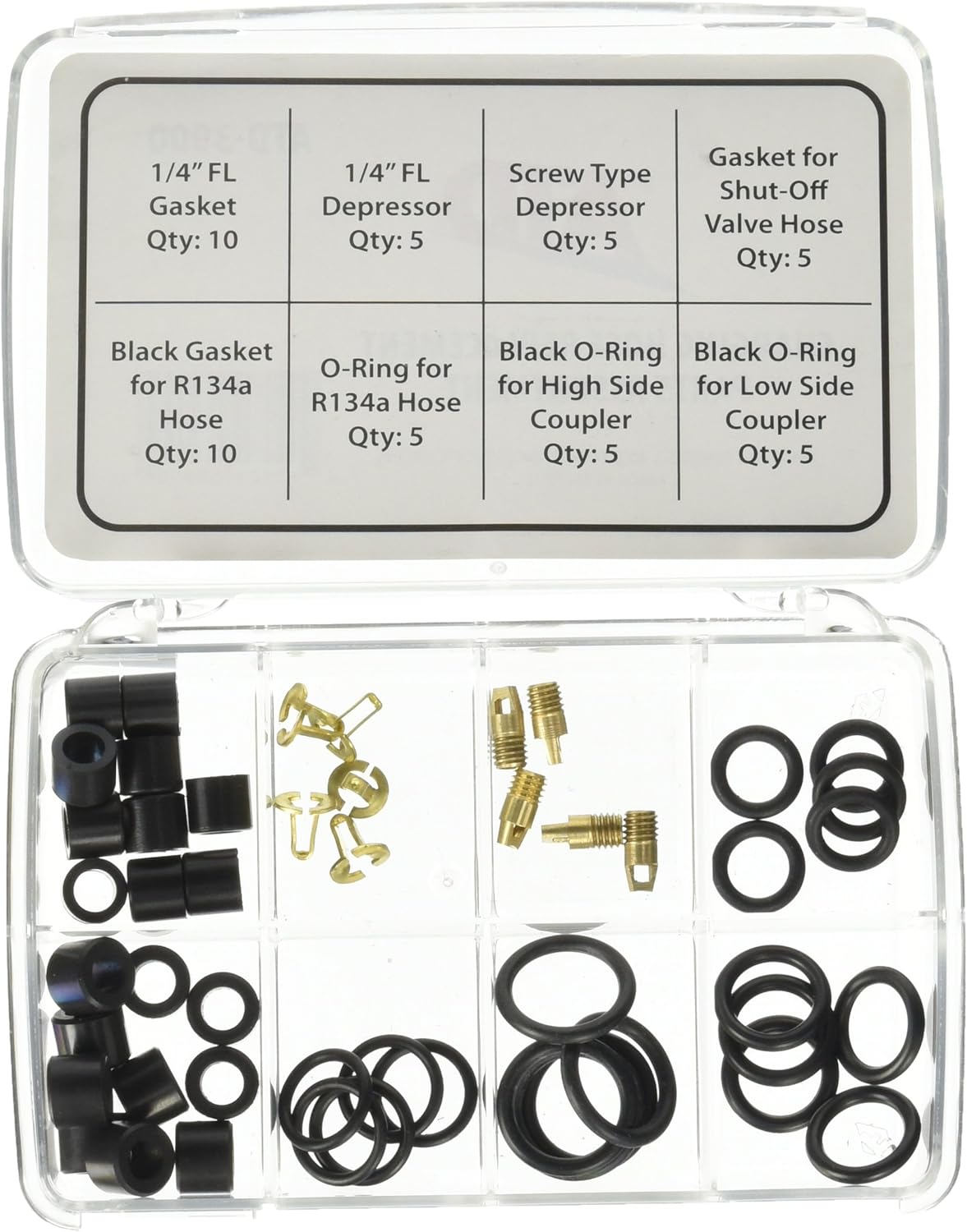 ATD Tools 3900 50PC A/C HOSE SEAL & DEPRESSOR - MPR Tools & Equipment