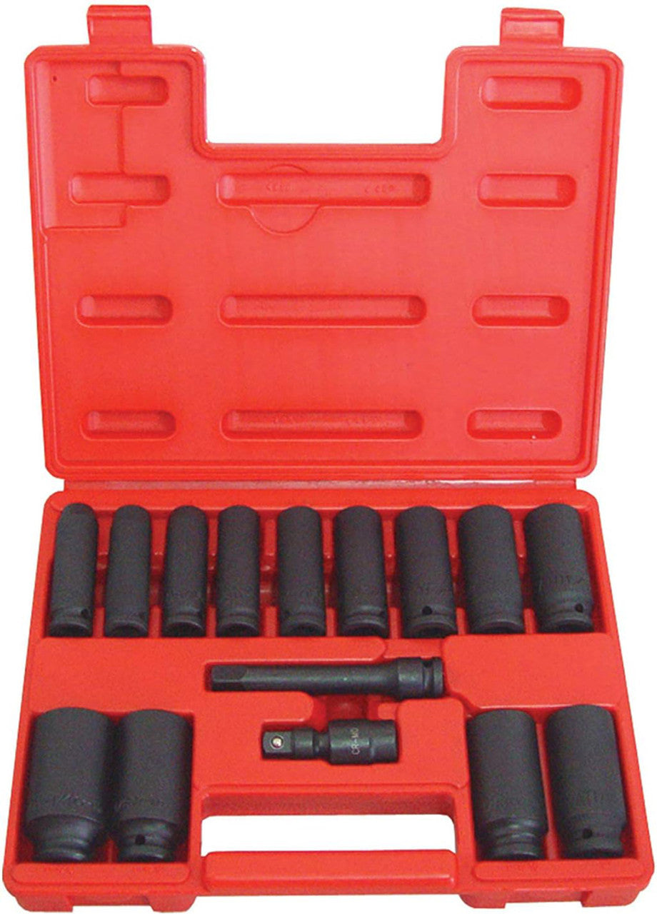 ATD Tools 4450 11/2DR 15PC SAE DP IMPACT Ensemble