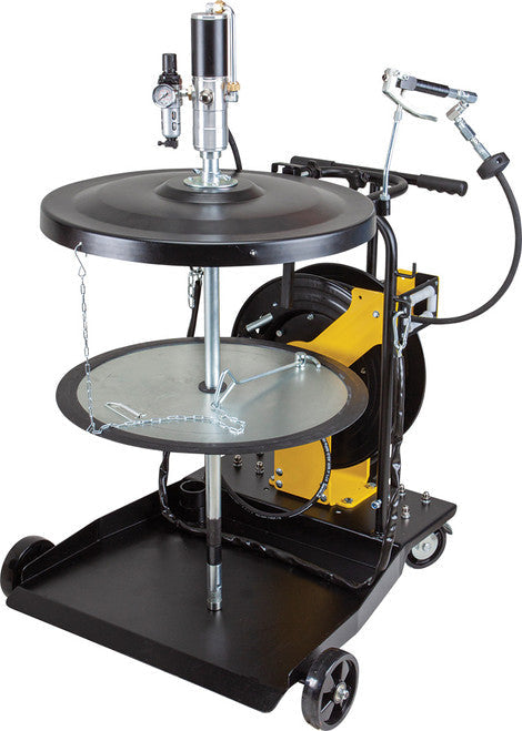 ATD Tools 5225 TROLLEY MOUNTED 50:1 AIR-OPERATED GREASE PUMP KIT, DESIGNED FOR 55 GALLON DRUMS (DRUM NOT INCLUDED) - MPR Tools & Equipment