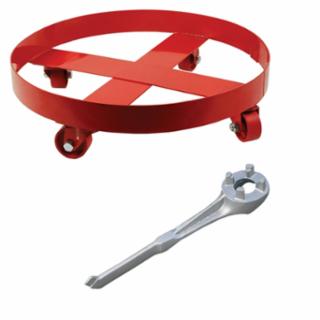 ATD Tools 5255K Drum Dolly 55 Gallon with Drum Wrench - MPR Tools & Equipment