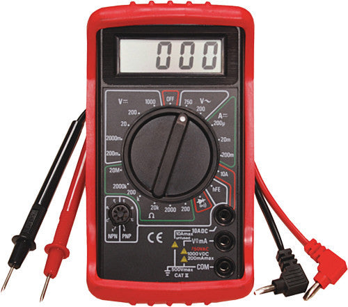 ATD Tools 5536 DIGITAL MULTIMETER, (20) TEST RANGES, (7) TEST FUNCTIONS - MPR Tools & Equipment