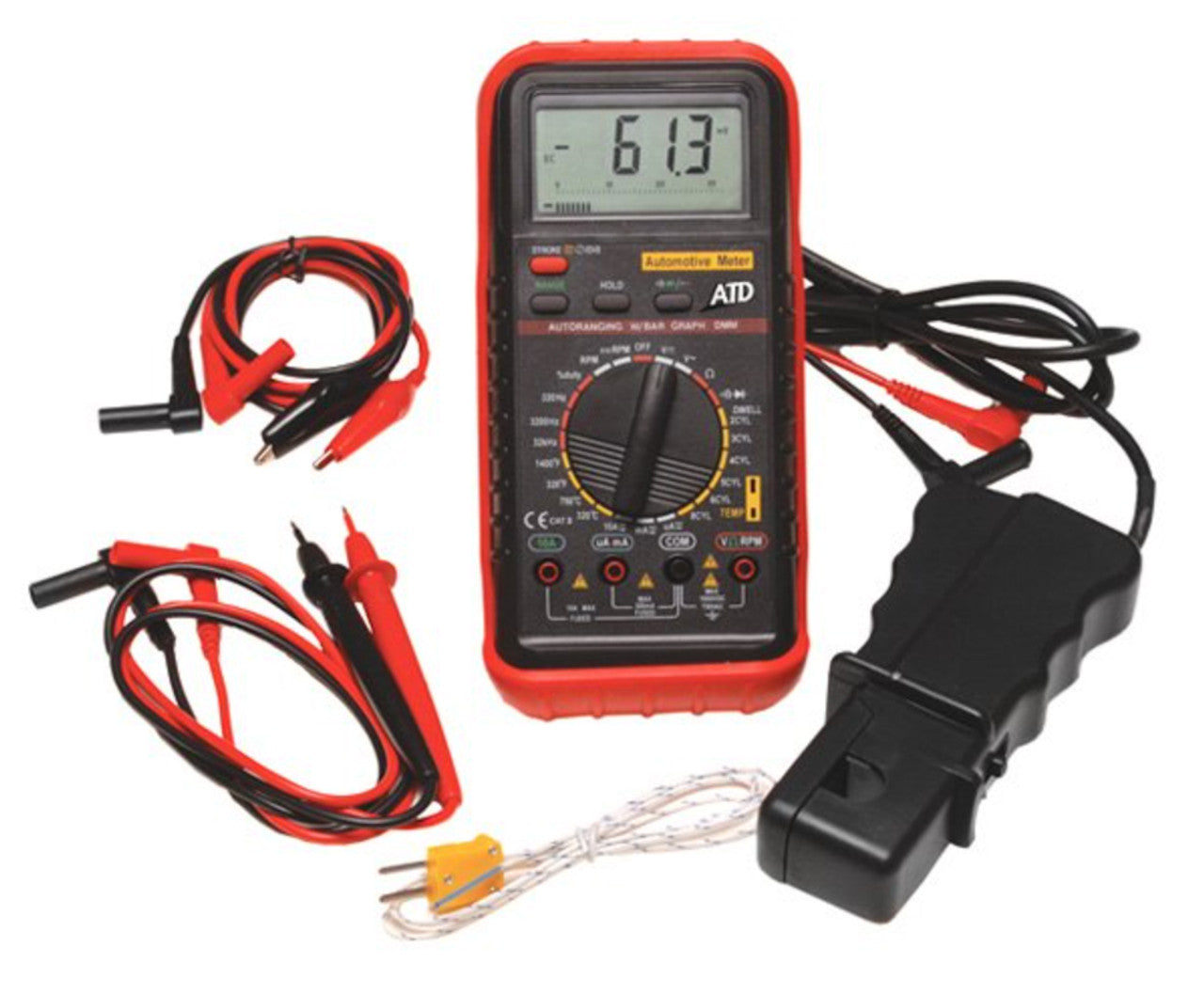 ATD Tools 5570K ECONOMICAL DIGITAL MINI MULTIMETER (16) TEST RANGES (6) TEST FUNCTIONS - MPR Tools & Equipment