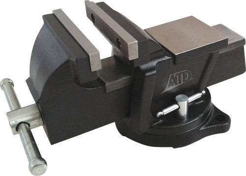 ATD Tools 9316 6" CAST IRON SWIVEL BENCH VISE WITH 1/4"-3" PIPE CAPACITY - MPR Tools & Equipment