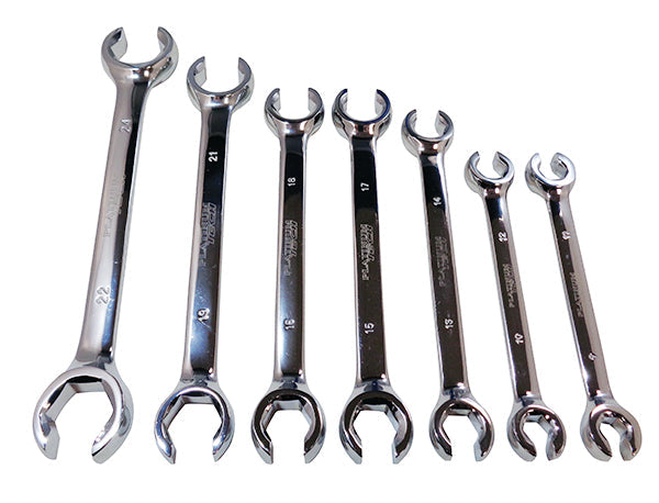 ATD Tools PLT99710 7pc Metric Flare Nut Wrench Set - MPR Tools & Equipment