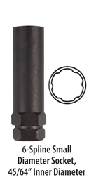 ATD Tools PRT3065-03 45/64" Inner Diameter 6-Spline Small Diameter Socket - MPR Tools & Equipment