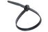 ATD Tools 20436 36-inch black nylon cable tie looped, showing locking head