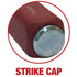 ATD Tools 63953 Gasket Scraper Set strike cap detail - Made in USA