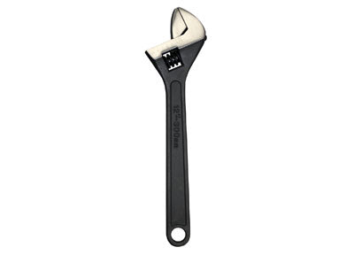 ATD Tools 428 10-Inch Adjustable Wrench with black industrial finish and tapered jaws