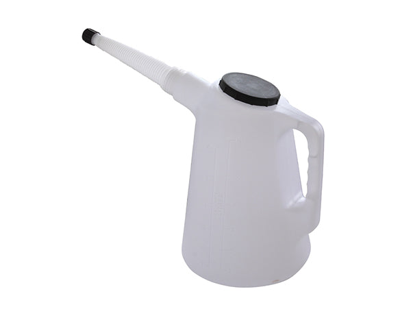 ATD Tools ATD-5338 8-Quart Translucent Plastic Measure with Flexible Detachable Spout and Screw-On Lid