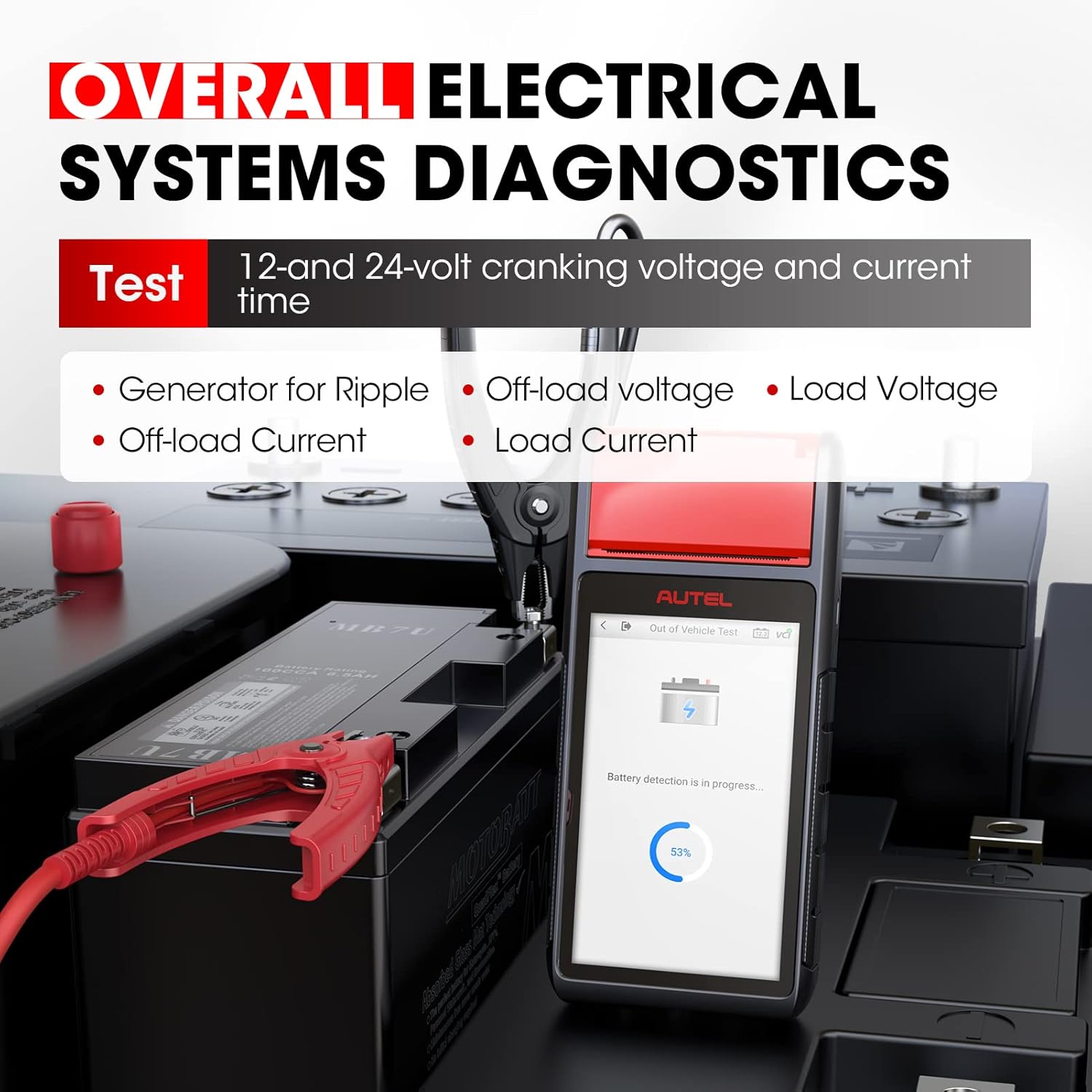 AUTEL BT608 Bt608 Battery Tester
