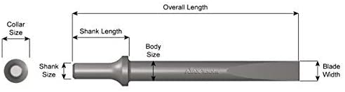 Ajax Tools Works A960-18 18" Flat Chisel 0.6 Blade - MPR Tools & Equipment