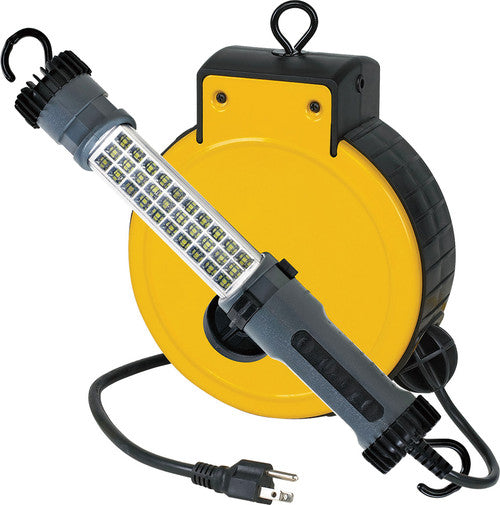 Alert Stamping 3230SMS 30 SMD LED 300 LUMEN WORK LIGHT ON A STEEL REEL, 30 FT. STJ 13/2 CORD, 5W, 0.07A - MPR Tools & Equipment