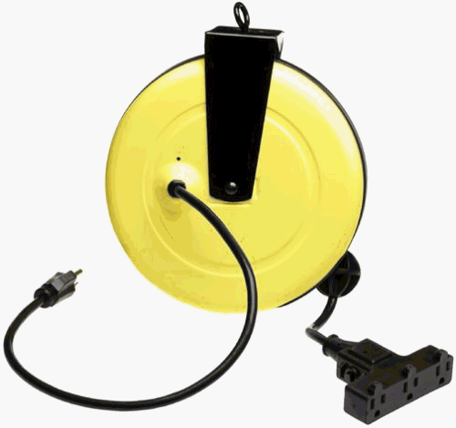 Alert Stamping 5000A-30GFCB Retractable Extension Cord Reel w/Circuit Breaker - MPR Tools & Equipment