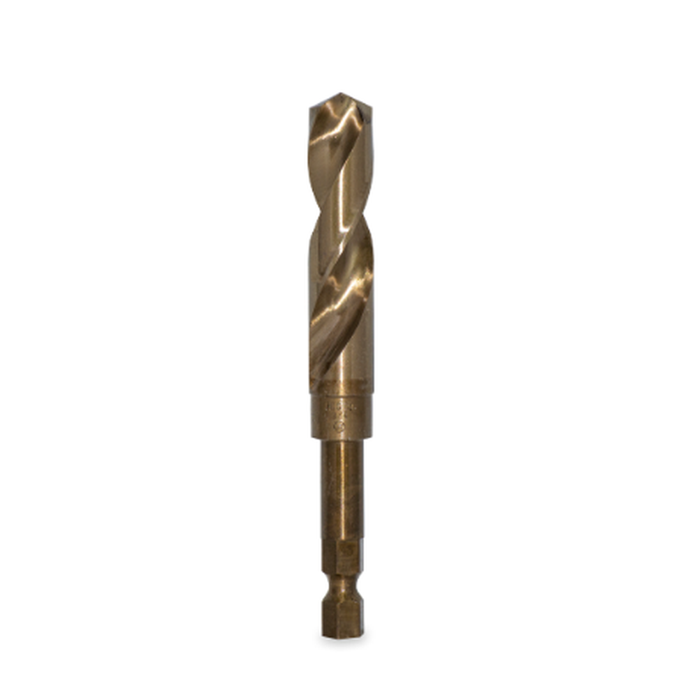 Ameta 35-0118 1-1/8" M35 Steel, Cobalt Drill Bit, 1/2" Hex Shaft, 6" Long - MPR Tools & Equipment