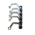 Assenmacher Specialty Tools BYSET5 5-Piece Bypass Wrench Set with 3/8 inch socket rail storage