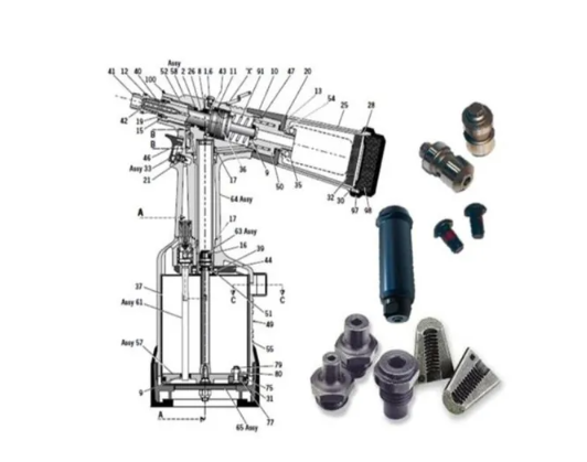 Astro Pneumatic 1442-A01 Nosepiece M8 for use w/ 1442 Tool - MPR Tools & Equipment