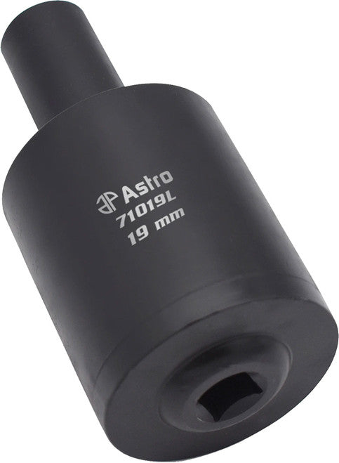 Astro Pneumatic 71019L 19mm (3/4") Lug Nut Torque Multiplying Socket w/ Hollow Drum Design for 1/2" Dr. Impact Wrenches - MPR Tools & Equipment