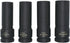 Astro Pneumatic 78204 4-Pc 1/2" Drive Thin Wall Lug Nut Impact Socket Set, 17.5Mm, 19.5Mm, 11.5Mm, 22.5Mm - MPR Tools & Equipment