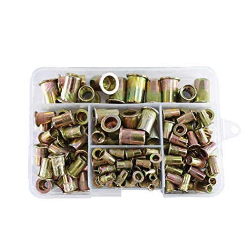 Astro Pneumatic RN120 120pc Steel Rivet Nut Assortment - SAE - MPR Tools & Equipment