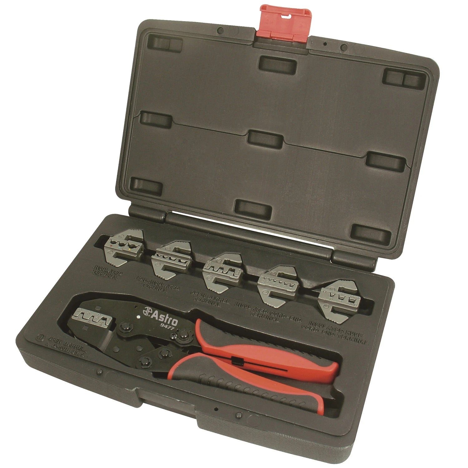 Astro Pneumatic Tool 9477 7 pieces Professional Quick Interchangeable Ratchet Crimping Tool Set - MPR Tools & Equipment