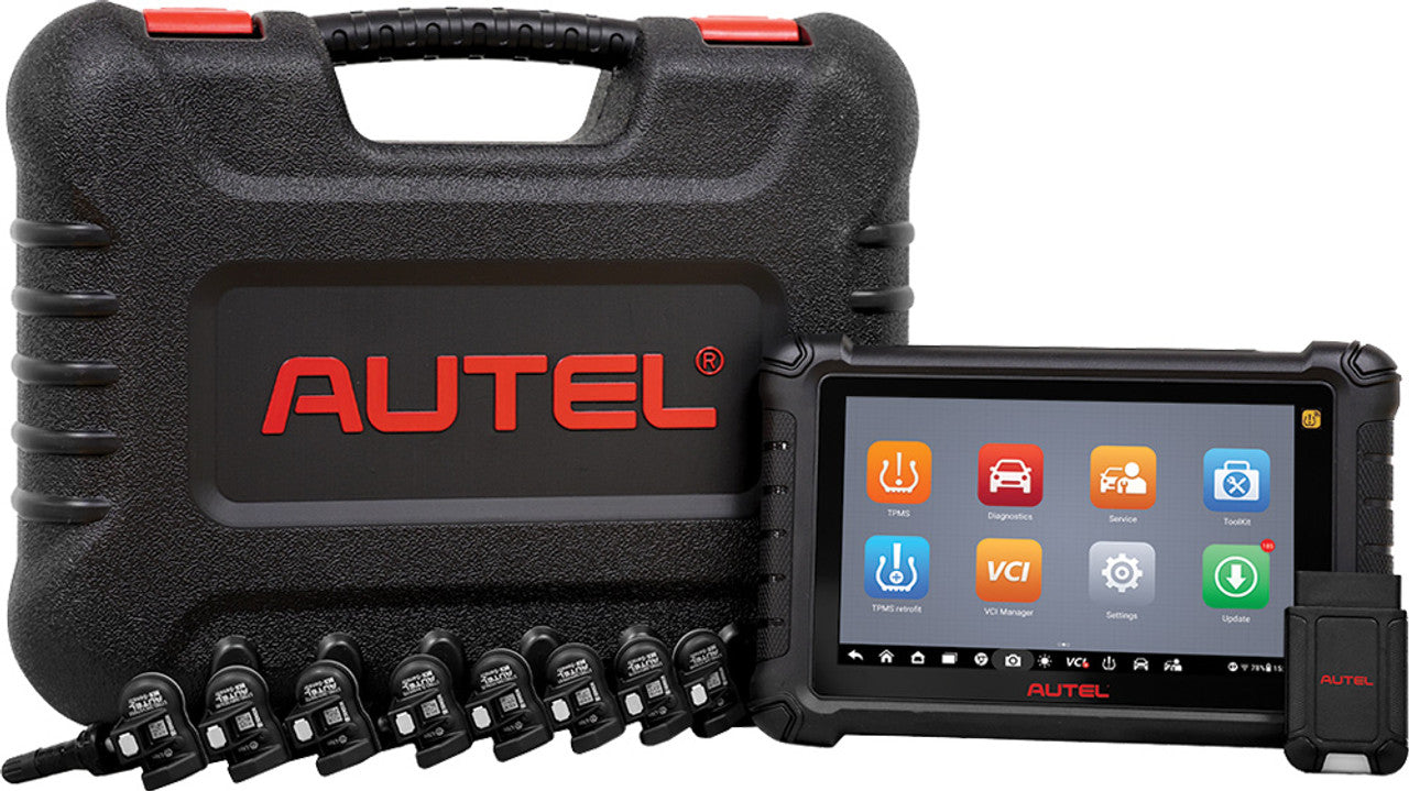 Autel 700300 Maxitpms TS900K-8 Kit with #TS900 Tablet & 8 1-Sensors