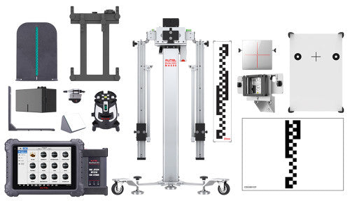 Autel CVMALDWT CV ADAS LDW MA600 Calibration Package for Light/Medium/H-D Vehicles with MS909CV incl. Frame, Target Kit, Tablet