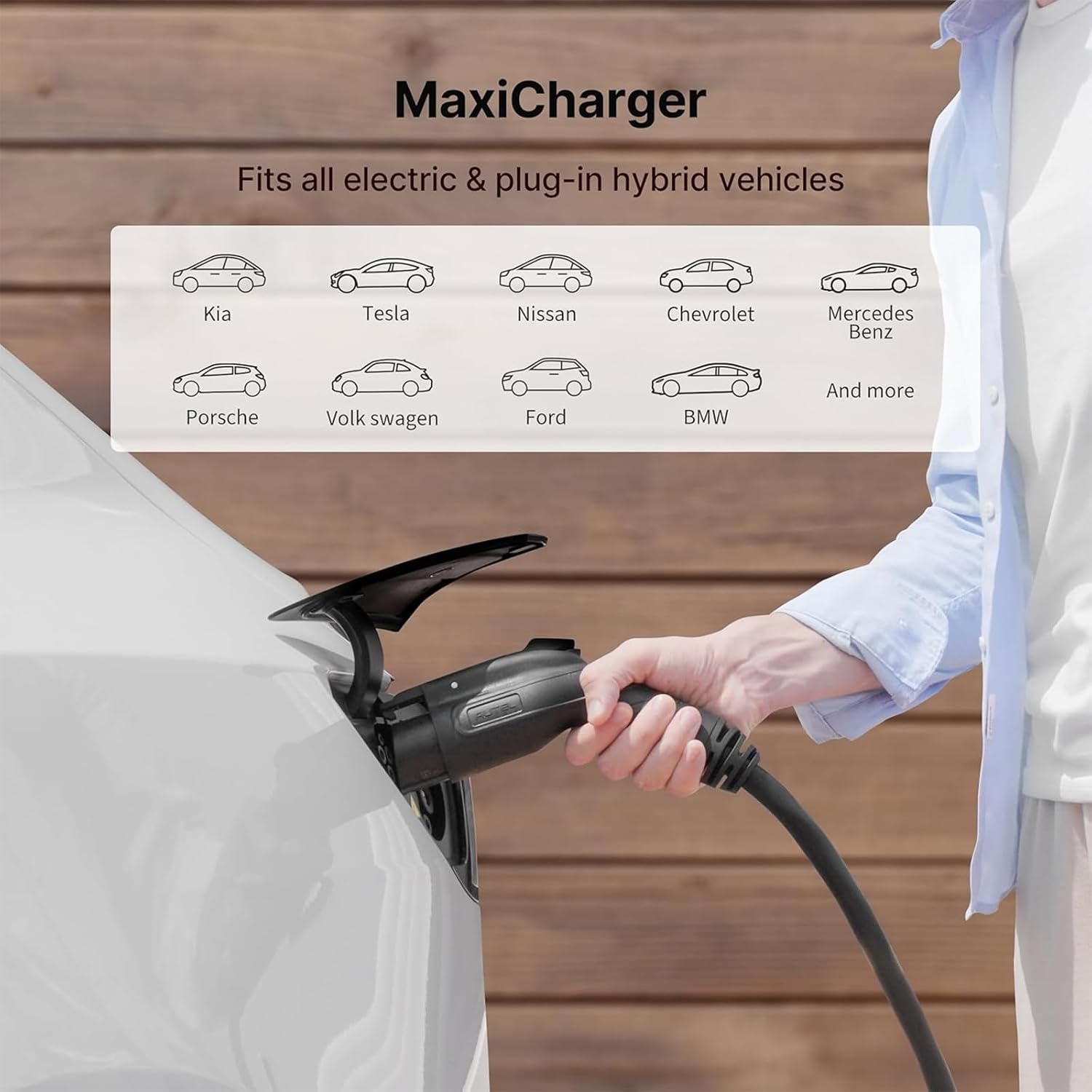 Autel MC40AP14S MaxiCharger Level 2 40A EV Charging Station with Side Holster NEMA 14-50