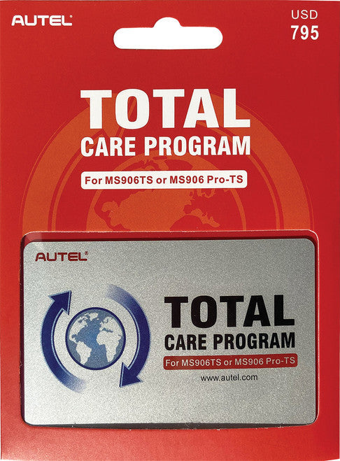 Autel MS906T1YR MS906PROTS & MS906TS MAXISYS TABLETS 1-YEAR TOTAL CARE PROGRAM CARD - MPR Tools & Equipment