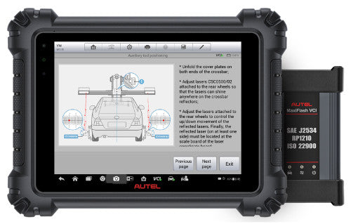 Autel MS909ADAS MaxiSYS MS909 Tablet With ADAS Calibration Software - MPR Tools & Equipment