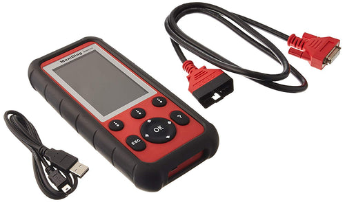 Autel MaxiDiag Advanced MD808 (MD808 Pro) All System OBDII Scanner (Combination of MaxiCheck Pro and MD802) for Oil and Battery Reset Registration. Parking Brake Pad Relearn.SAS.SRS.ABS.EPB.DPF.BMS - MPR Tools & Equipment