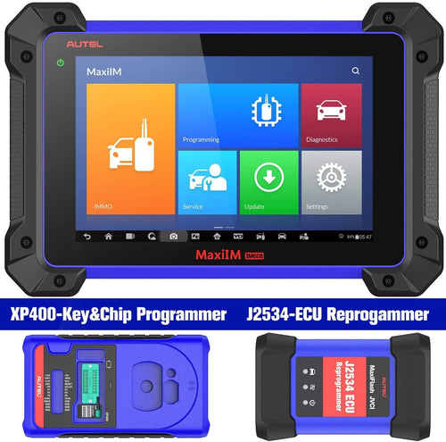 Autel MaxiIM IM608 Advanced Key Programming Scan Tool with XP400 Key Programmer and MaxiFlash ECU Programmer.All System Diagnostic Tool with EPB. DPF. SAS. Oil Reset. TPMS Sensor ID relearn.BMS