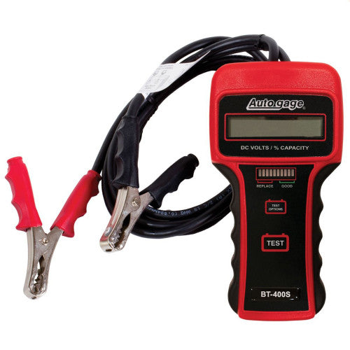 AutoMeter BT-400S BATTERY TESTER, 12V HEAVY DUTY, AUTOGAGE - MPR Tools & Equipment