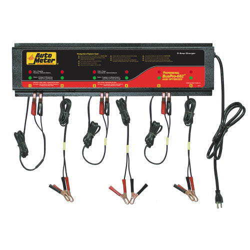 AutoMeter BUSPRO-662 6 STATION CHARGER, 5 AMP /STATION, 230V, AGM,ROHS - MPR Tools & Equipment