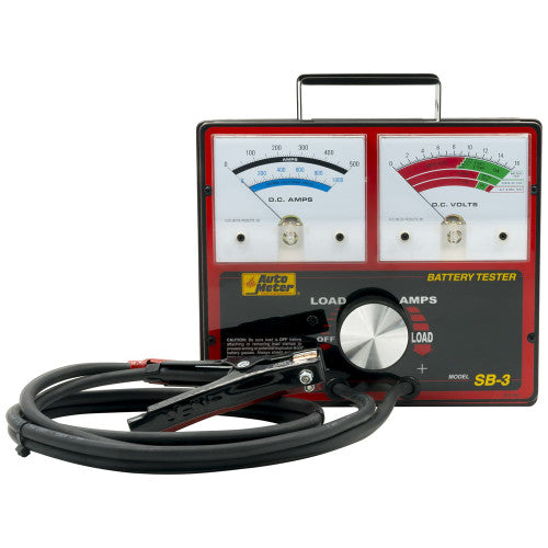 AutoMeter SB-3 BATTERY TESTER, 500 AMP FOR 12 VOLT SYSTEMS - MPR Tools & Equipment