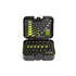 GripEdge BBX14S 14pc G-FORS Extractor Set open case showing 7 extractors and 7 left-hand drill bits in foam insert
