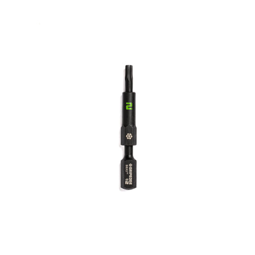 GripEdge BBX2 #2 G-FORS Broken Bolt Extractor with green laser size marking on white background