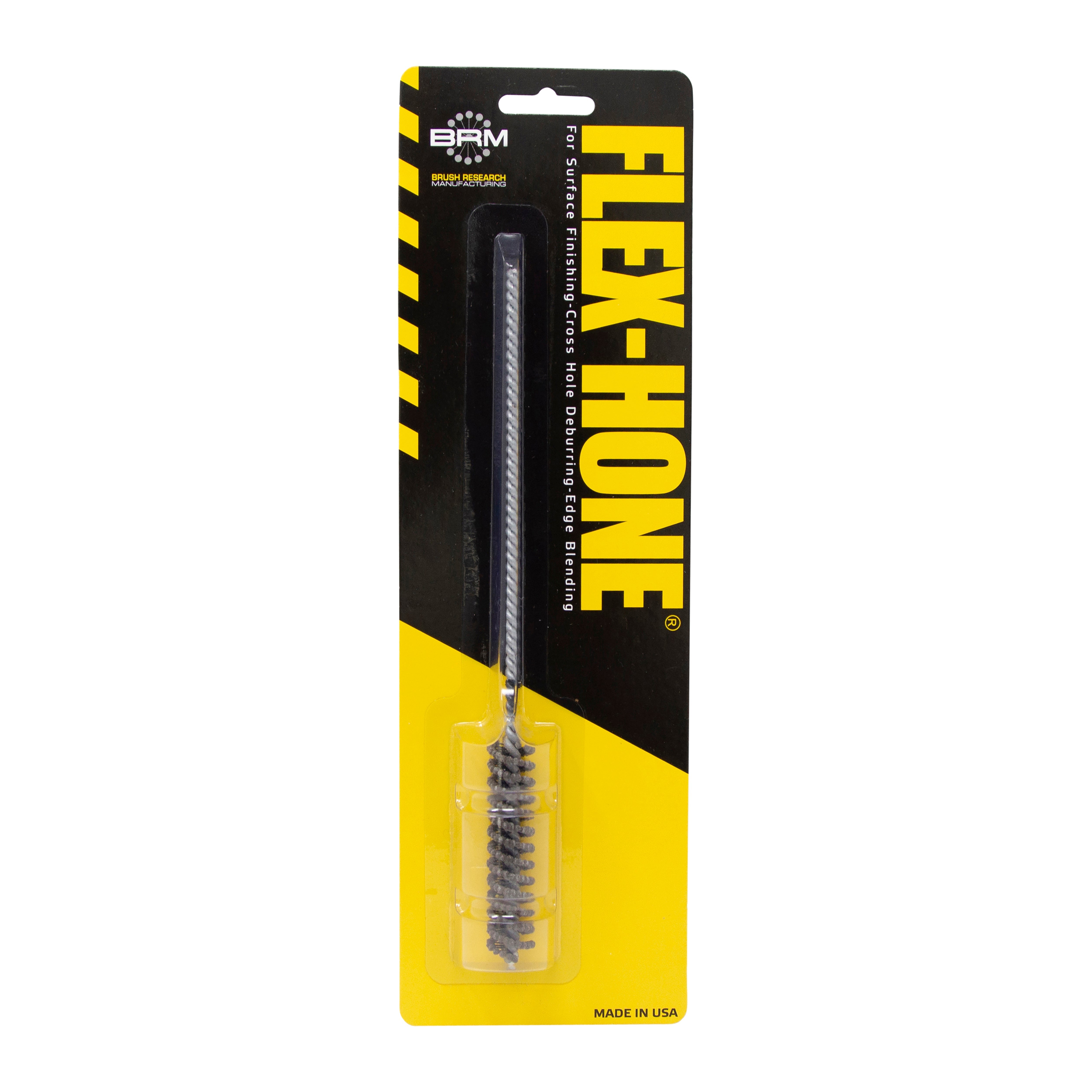 Brush Research Manufacturing BC12320AO FLEX-HONE packaged, 0.500" bore, 320 grit Aluminum Oxide, Made in USA