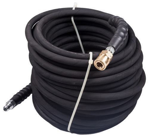 BE Power Equipment 85.238.111 HOSE 100FT 3/8" S/B BLK BRS QC - MPR Tools & Equipment