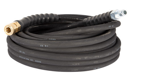 BE Power Equipment 85.238.153 HOSE 50FT 3/8" S/B BLK BRS QC - MPR Tools & Equipment