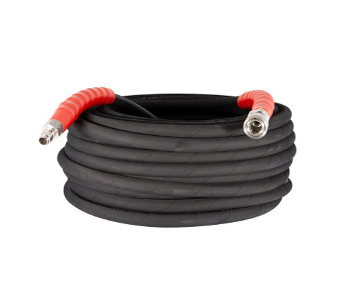 BE Power Equipment 85.238.211 HOSE 100FT 3/8" D/B BLK SS QC - MPR Tools & Equipment