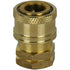 BE Power Equipment 85.300.102 COUPLER, 1/4"QC FNPT BRASS